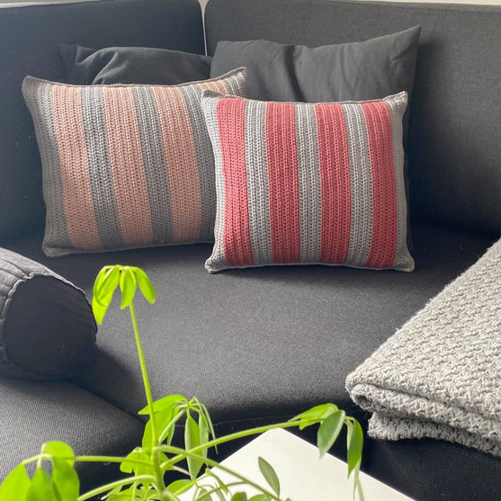 Cotton Stripes Pute – Kvadratisk
4