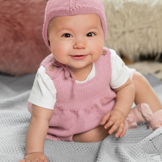 411-06B Meadowflower Dress and Beanie
2