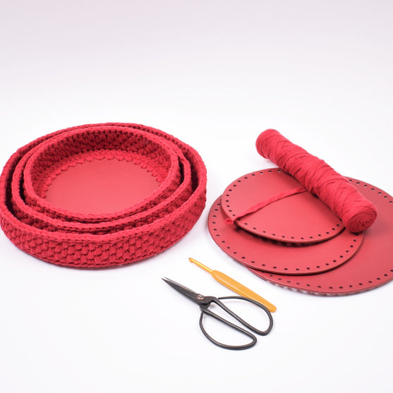 Dekorasjonsbrett med rund lærbunn - Jul
8