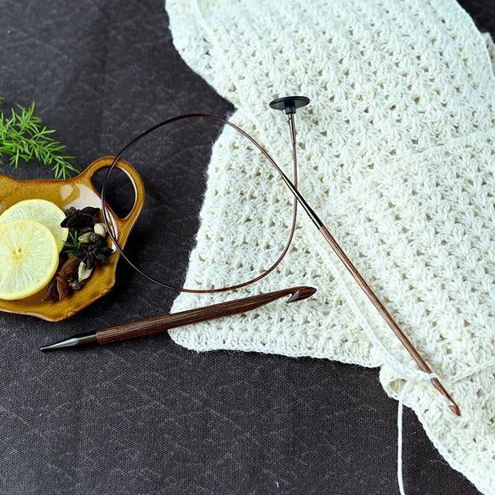 Ginger - Interchangeable Afghan/Tunisian Crochet Hook Set - KnitPro
8