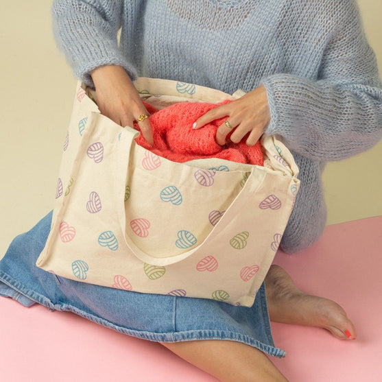 Canvas Drawstring Shopper - Hobbii
6