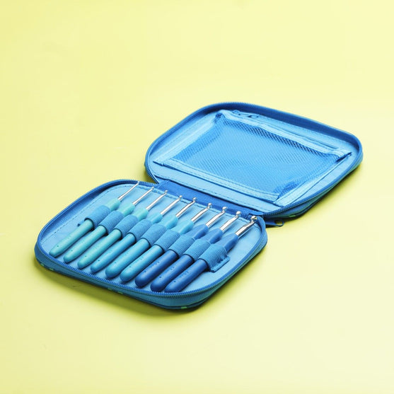 Easy Touch Heklenålsett - Lagoon - 9 størrelser - Hobbii
2