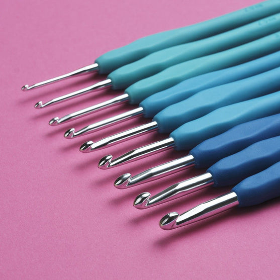 Easy Touch Heklenålsett - Lagoon - 9 størrelser - Hobbii
4