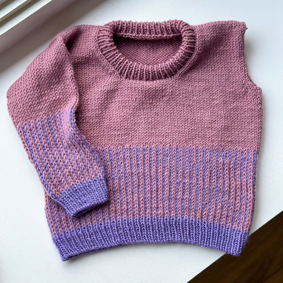 Easy Colour Mix Sweater Junior - Genser
5