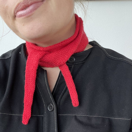 Easy Double Knitted Scarf - Skjerf
2