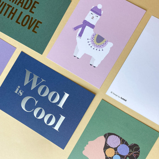Postcards - 6 pcs. - Wool Is Cool - Hobbii
5