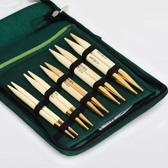 Bamboo Utskiftbare Rundpinnesett - Tykke Pinner - KnitPro
2