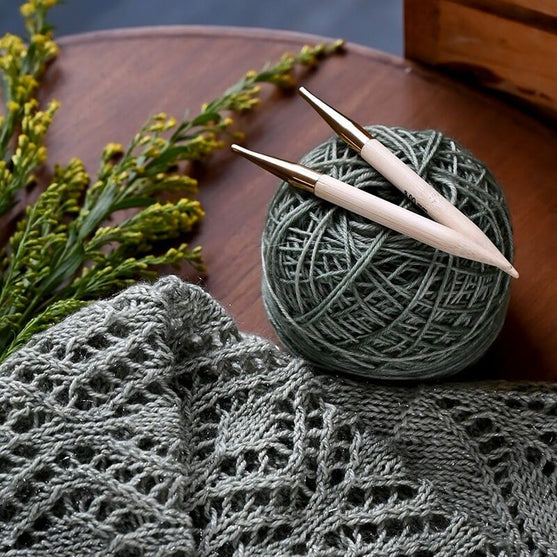 Bamboo Utskiftbare Rundpinner - KnitPro
5
