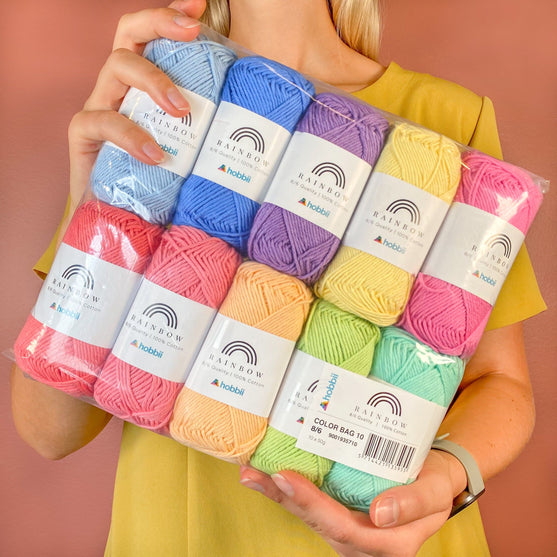 Rainbow Cotton 8/6 Color Pack - Hobbii
3