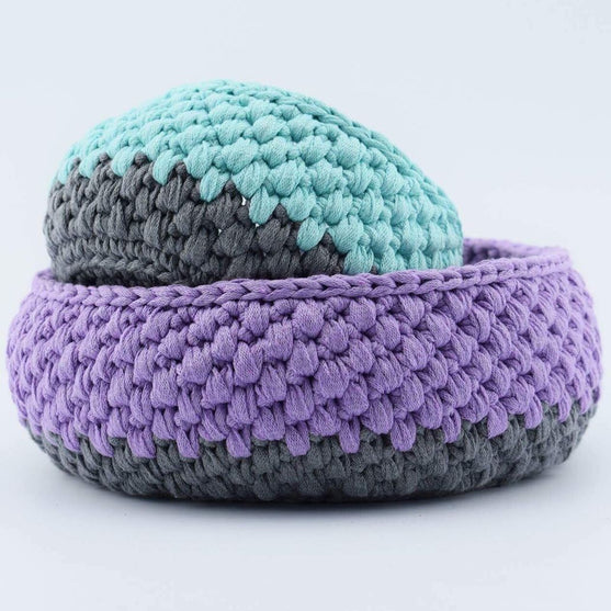 Heklet Ribbon Kurv
2