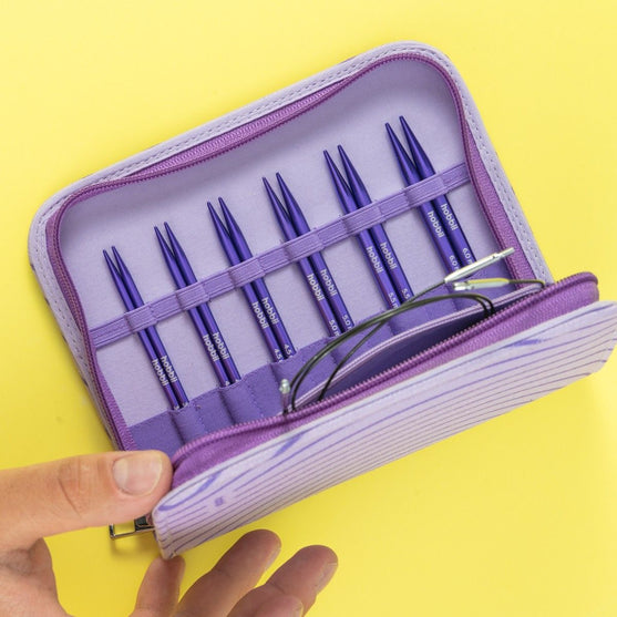 Stellar Korte Utskiftbart Rundpinnesett Essential - Amethyst - Hobbii
3