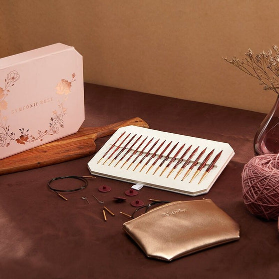 Symfonie Rose - Utskiftbare Rundpinnesett - KnitPro
4