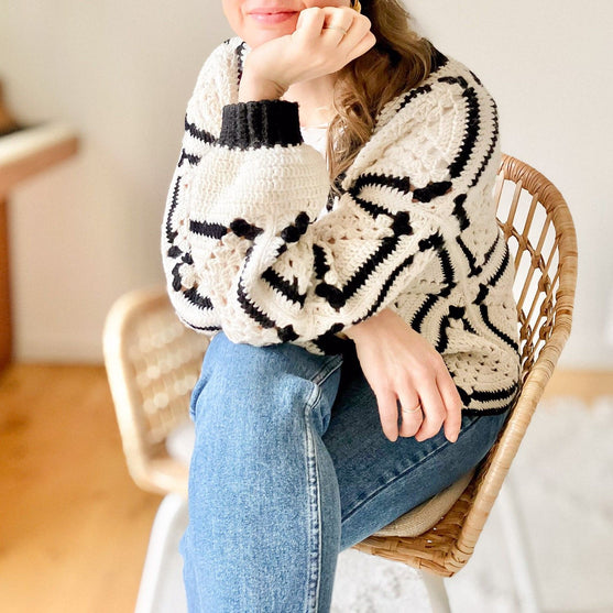 The Chess Cardigan - Jakke
7