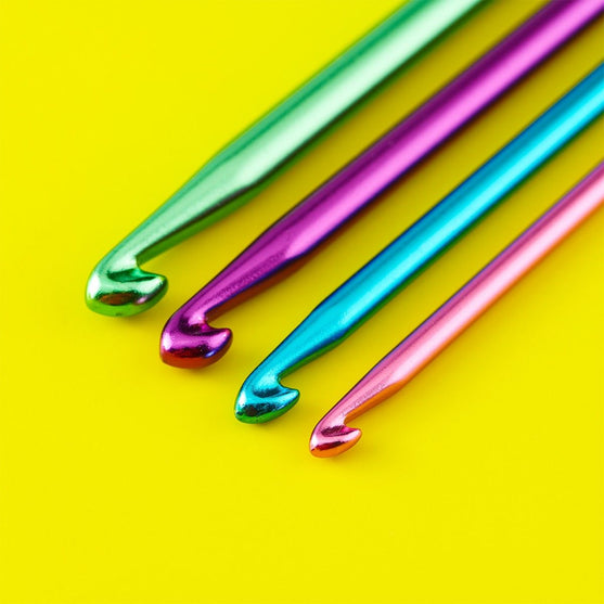 Alu Dobbel Tunesisk Heklenålsett - 14 cm - Hobbii
7