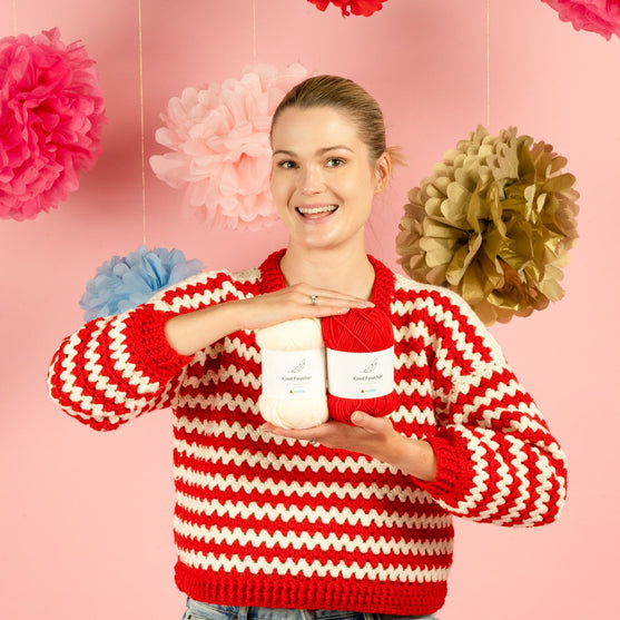 Candy Cane Stripes - Genser
2