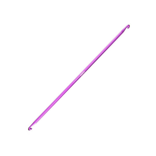 Alu Dobbel Tunesisk Heklenål - 28 cm - Hobbii