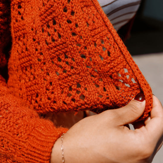 

Timanfaya - Cardigan med hullmønster
7