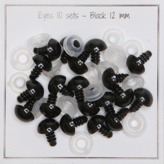Sikkerhetsøyne - 12 mm - Go Handmade