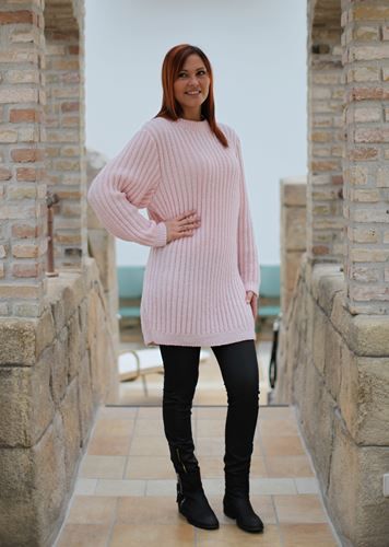 1279/2 – Sweater i falsk patent