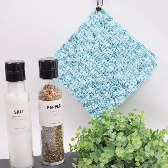 

Basketweave print grytelapper
1