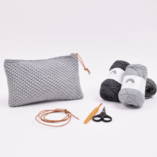 Heklet kosmetikk veske