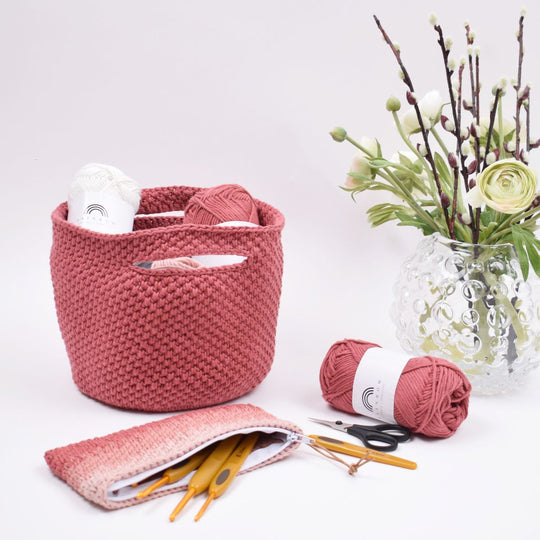 Heklet Garnveske med struktur 8/8