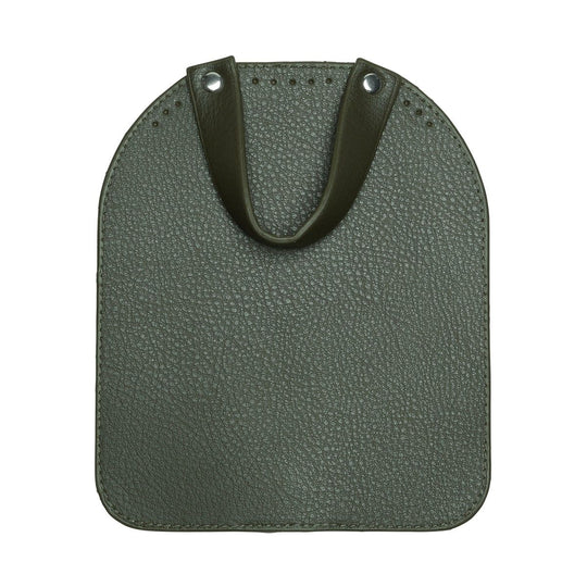 Veskeklaff m/Magnetisk Knapp - Green/Silver - Go Handmade