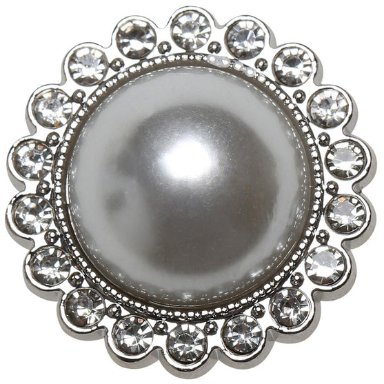 

Perle Knapper m. sten - 21 mm - 4 stk - Go Handmade
1