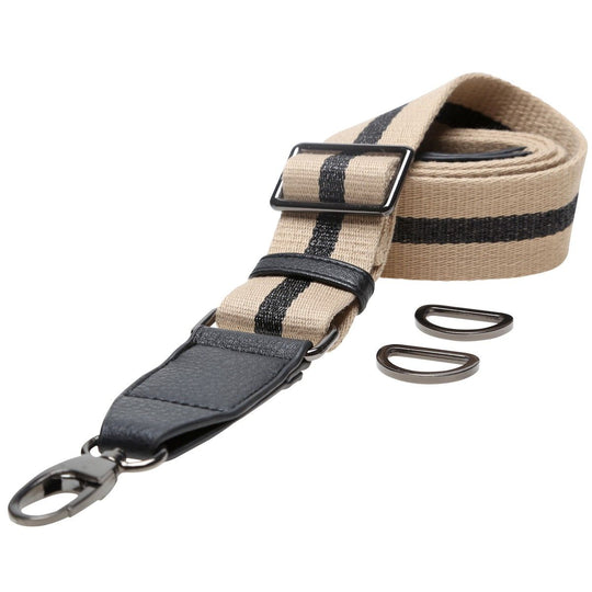 Veskeskulderreim i Bomull - Justerbar 80-125 cm x 38 mm - Go Handmade