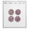 

Bling Knapper - Små Sten - Rosa - 4 stk. - Go Handmade
3