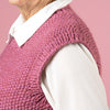 

Renee - Vest i perlestrikk - Pink Collection
4