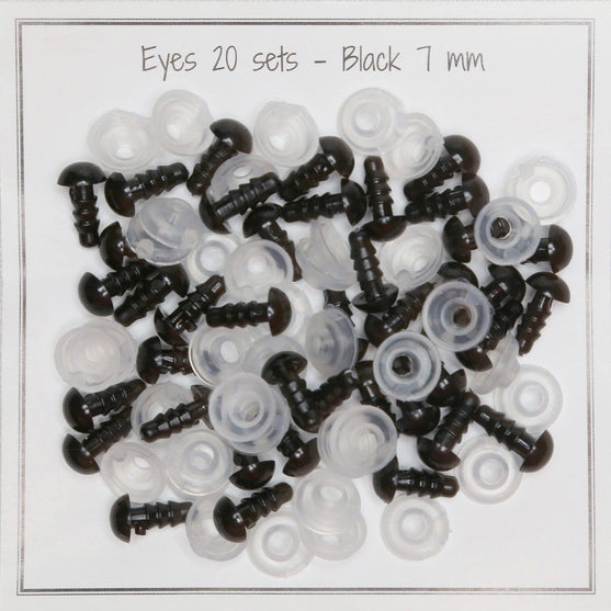 

Sikkerhetsøyne – 7 mm - Go Handmade
1