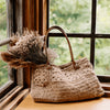 

Rose Window - Jute Tote Bag
1