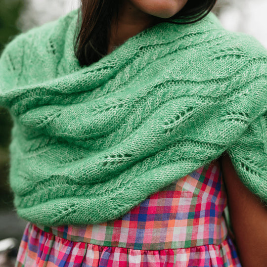 Hiedra Shawl - Sjal med Bladmotiv