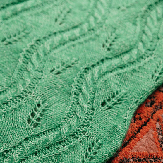 

Hiedra Shawl - Sjal med Bladmotiv
8