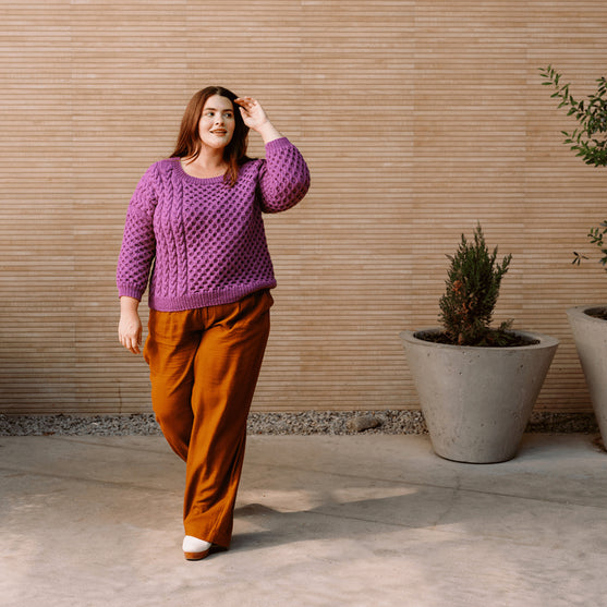 

Cybil - Genser med fletter
3