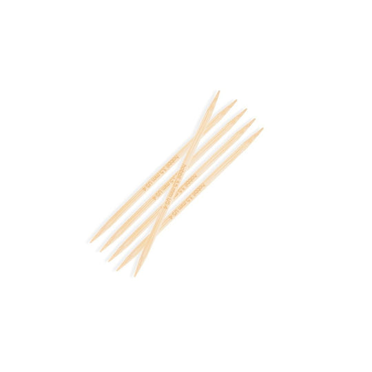 Bamboo Strømpepinne - 10 cm - Hobbii