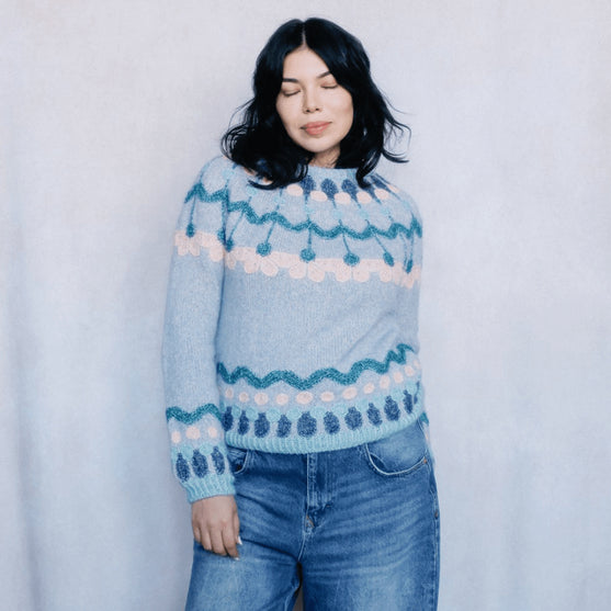 

Whim - Mønstret genser
6