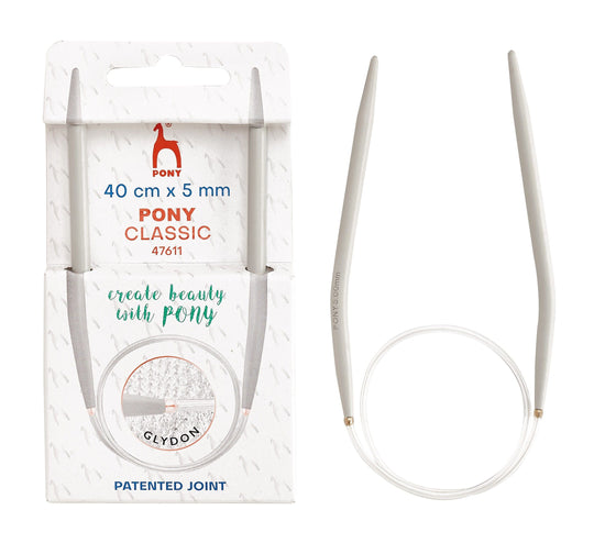 Rundpinne Classic - 40 cm - Pony