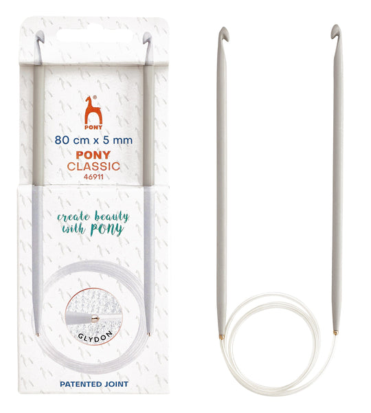 Tunesisk heklenål/rundpinne - Pony