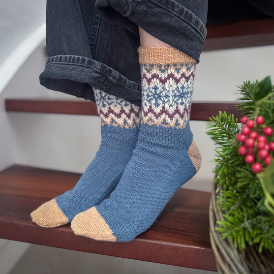 

3. søndag i advent - Strikk - Frosty Feet - Sokker
3