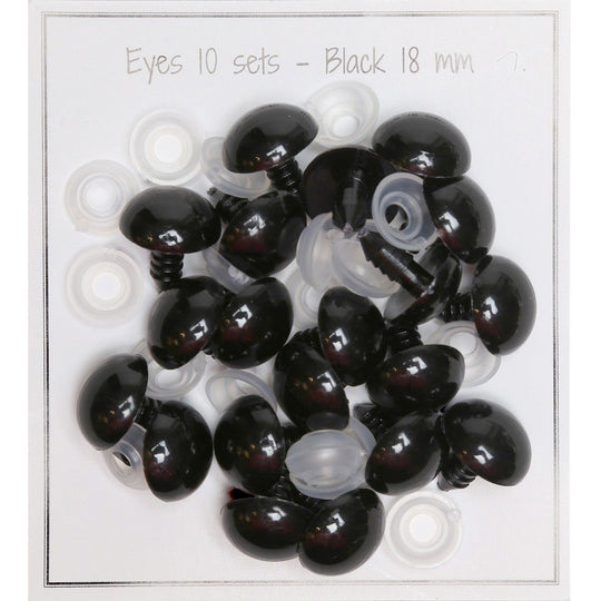 Sikkerhetsøyne - 18 mm - Go Handmade