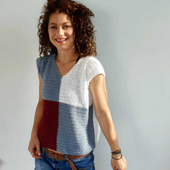 

Color Blocks T-skjorte
2