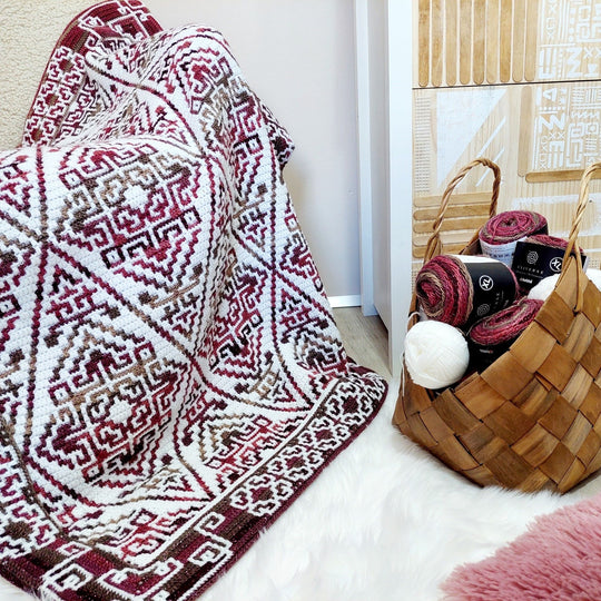 Aztecana - Mosaikkheklet teppe