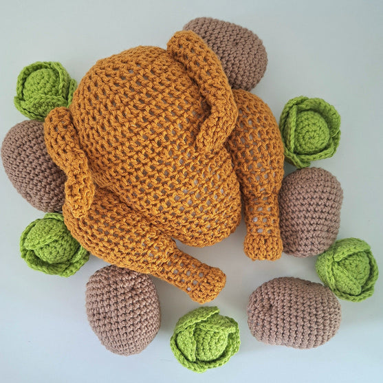 

Kylling med rosenkål og poteter
1