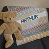 

Lullaby Name Mosaic - Personlig babyteppe
1