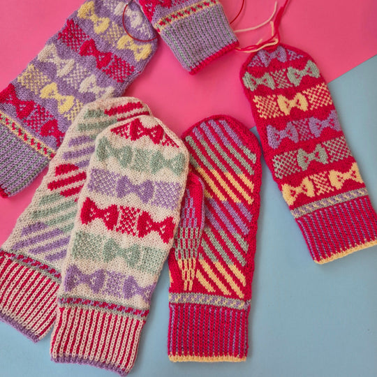 Bow Pop Mittens - Votter