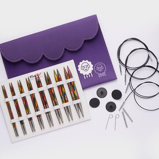 

Symfonie Deluxe Utskiftbart Rundpinnesett - KnitPro
1