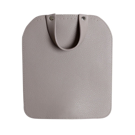 Veskeklaff m/Magnetisk Knapp - Beige/Sølv - Go Handmade