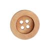 

Wooden Buttons - Round Groove - Bright - Go Handmade
2
